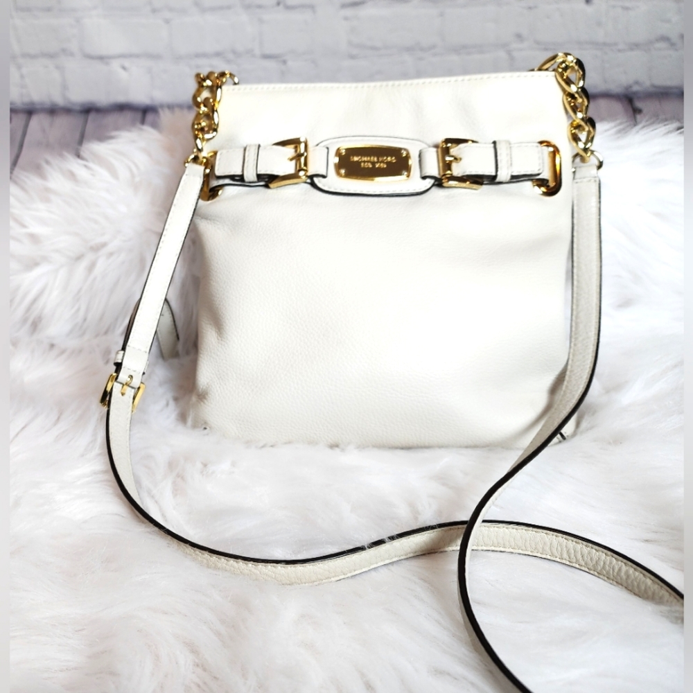 Michael Kors Jet Set Crossbody Purse, O/S, Off White
